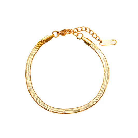 18K Gold Plated Mesh Bracelet 