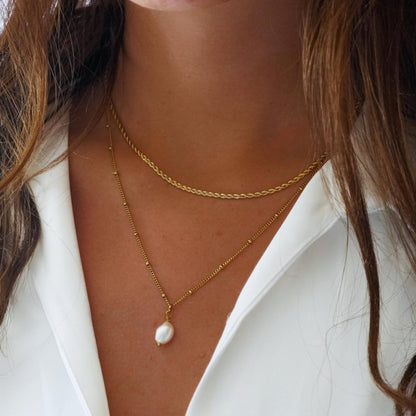 Everyday Layered Necklace Set – 18K Gold Plated