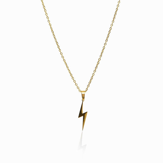 Volt Spark Necklace – 18K Gold Triple Plated